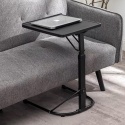 Składany Stolik pod Laptopa WODFARR – Regulowana Wysokość i Kąt | 43x43 cm | Czarny | Do Łóżka i Sofy
