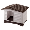 Buda dla Psa Ferplast Dogvilla – 111x84x79 cm | Otwierana Ściana Boczna | Tworzywo Sztuczne | Całoroczna