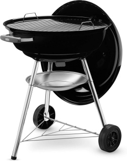 Grill Węglowy Weber Compact Kettle – Ø 57 cm | Czarny | Emaliowany | Ruszt Chromowany