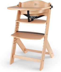 Krzesełko do Karmienia Kinderkraft ENOCK 3w1 – Drewno Bukowe | Naturalne | Do 35 kg | Regulowane