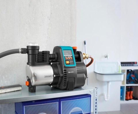 Automatyczny Hydrofor GARDENA Premium 6000/6E LCD Inox – 1300W | 6000 l/h | Stal Nierdzewna | 1760-20