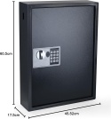 Sejf Szafka na 100 Kluczy PAVO – Zamek Elektroniczny | Szyfr + Klucze | Stalowa | 60x41 cm | 100 Breloków