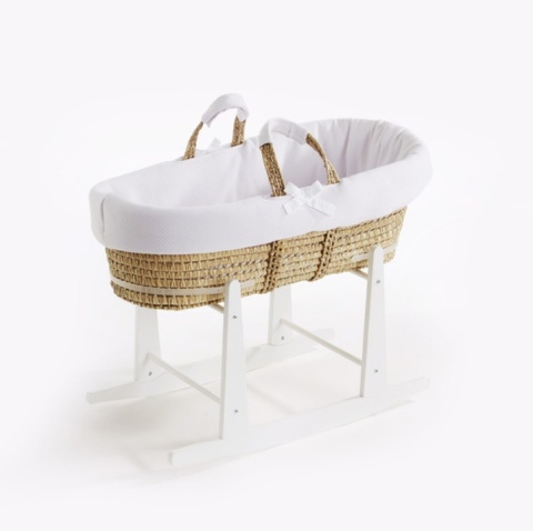 Kosz Mojżesza Jacadi Paris – Ręcznie Pleciony | Włókno Palmowe | Premium | Do 9 kg