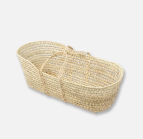 Kosz Mojżesza Jacadi Paris – Ręcznie Pleciony | Włókno Palmowe | Premium | Do 9 kg