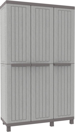 Szafa Gospodarcza Terry C-Wood 102A – 3 Drzwi | Wygląd Drewna | Wysoka Komora | 102x170 cm