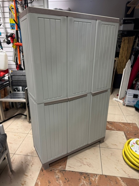 Szafa Gospodarcza Terry C-Wood 102A – 3 Drzwi | Wygląd Drewna | Wysoka Komora | 102x170 cm