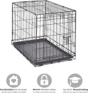 Klatka Metalowa dla Psa New World B30 – 76x51x53 cm | Składana | Wytrzymała | Średnie Rasy