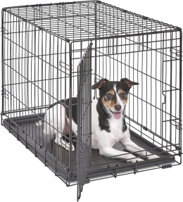 Klatka Metalowa dla Psa New World B30 – 76x51x53 cm | Składana | Wytrzymała | Średnie Rasy