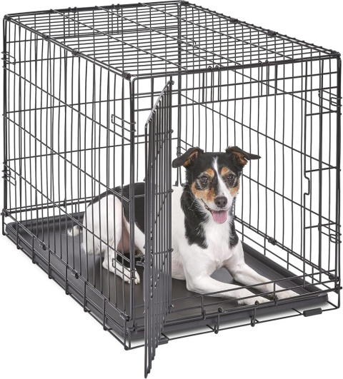 Klatka Metalowa dla Psa New World B30 – 76x51x53 cm | Składana | Wytrzymała | Średnie Rasy