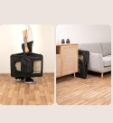 Transporter Tekstylny Lionto L – 70x52x50 cm | Składany | Stelaż Stalowy | Miękka Poduszka | Do 15 kg