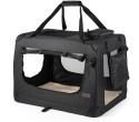 Transporter Tekstylny Lionto L – 70x52x50 cm | Składany | Stelaż Stalowy | Miękka Poduszka | Do 15 kg