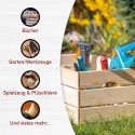 Skrzynia Drewniana Sosnowa Inter Link Valloni L – 51x31,5x23 cm | Lite Drewno | Modułowa | Do Przechowywania