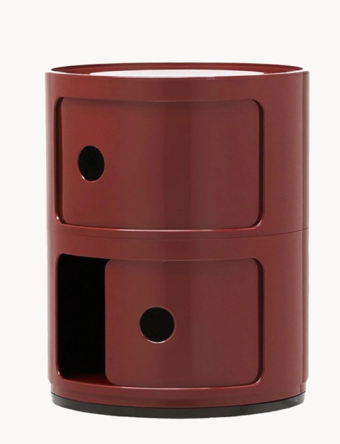 Stolik Pomocniczy Componibili Kartell Style – Szafka Modułowa 2 Elementy | Ø32 cm
