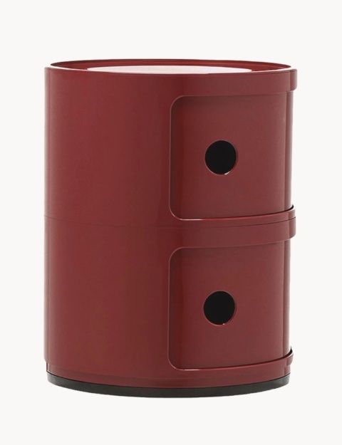 Stolik Pomocniczy Componibili Kartell Style – Szafka Modułowa 2 Elementy | Ø32 cm