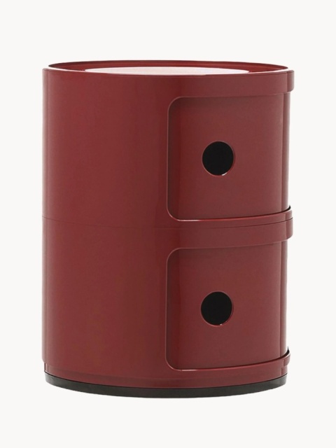 Stolik Pomocniczy Componibili Kartell Style – Szafka Modułowa 2 Elementy | Ø32 cm