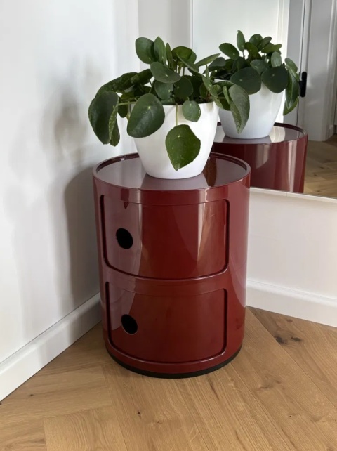 Stolik Pomocniczy Componibili Kartell Style – Szafka Modułowa 2 Elementy | Ø32 cm