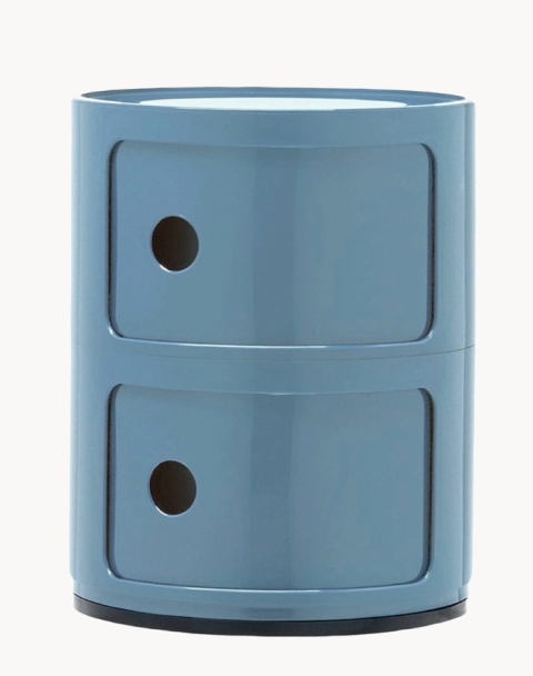 Stolik Pomocniczy Componibili Kartell Style – Szafka Modułowa 2 Elementy | Ø32 cm