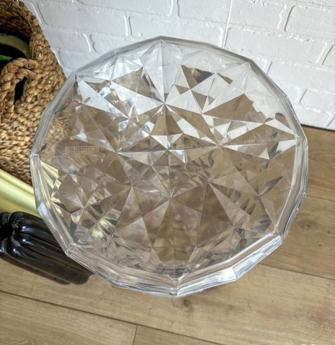 Taboret Kartell Stone – Projekt Marcel Wanders | Przezroczysty | Kryształowy Design