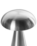 Zestaw 2 bezprzewodowych lamp stołowych LED KULFO Ze ściemniaczem Metal Srebrny