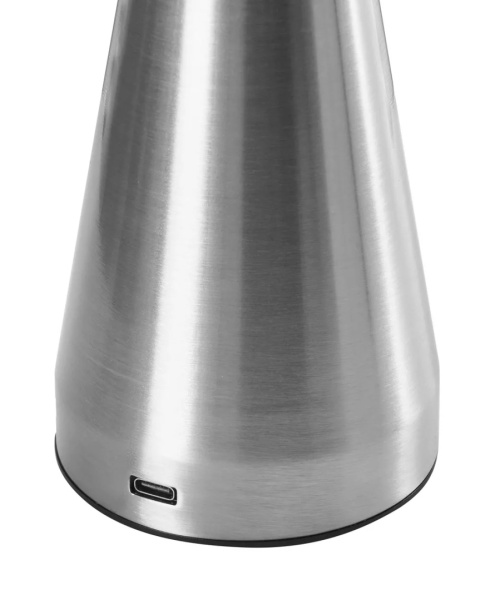 Zestaw 2 bezprzewodowych lamp stołowych LED KULFO Ze ściemniaczem Metal Srebrny
