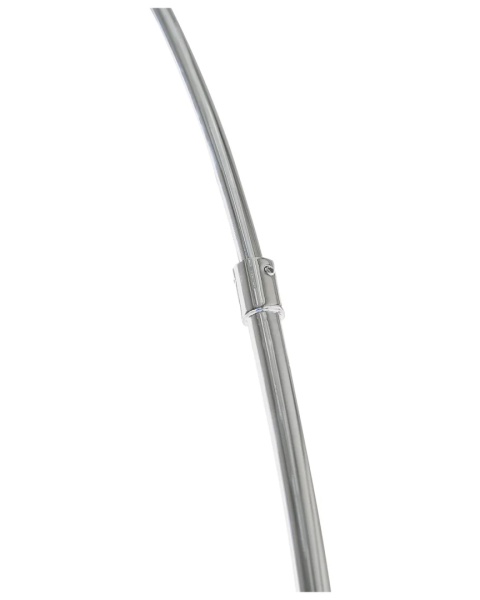 BELIANI Lampa podłogowa KAMA srebrna metalowa chromowana loft retro