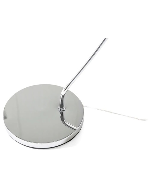 BELIANI Lampa podłogowa KAMA srebrna metalowa chromowana loft retro