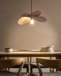 Beliani Lampa Wisząca MASCOTA Jasnobrązowa Lniana Boho 61 cm