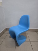 Designerskie Krzesło Dziecięce Beliani JUNIOR S-CHAIR - Niebieskie - Tworzywo ABS