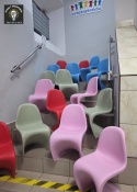 Designerskie Krzesło Dziecięce Beliani JUNIOR S-CHAIR - Niebieskie - Tworzywo ABS
