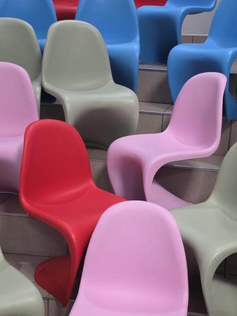 Designerskie Krzesło Dziecięce Beliani JUNIOR S-CHAIR - Niebieskie - Tworzywo ABS