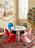 Designerskie Krzesło Dziecięce Beliani JUNIOR S-CHAIR - Niebieskie - Tworzywo ABS