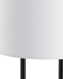 Lampa stołowa REMUS metalowa z betonową podstawą biała