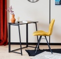 Składane Biurko Komputerowe MEUBLE COSY – 80x40 cm | Czarny Loft | Brak Montażu | Stolik pod Laptopa