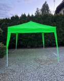 Pawilon Ogrodowy Ekspresowy Pop-Up – 2,4x2,4 m | Namiot Handlowy | Soczysta Zieleń | Wodoodporny