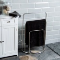 Stojak na Ręczniki Łazienkowy Home Vida – 3 Poziomy | Srebrny | Stal Nierdzewna | 75 cm