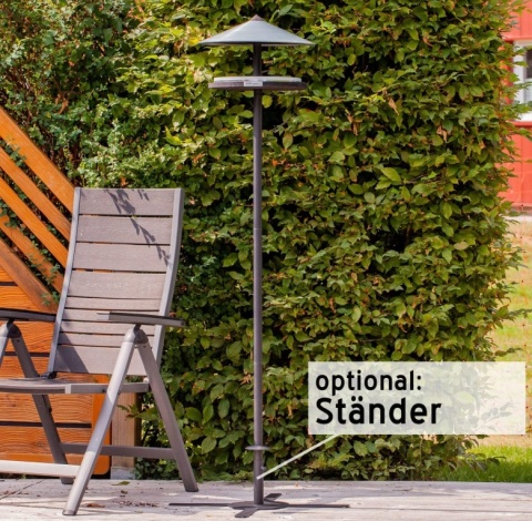 VOSS.garden Skagen – Stylowy Karmnik dla Ptaków, Dach Ocynkowany, Design Duński
