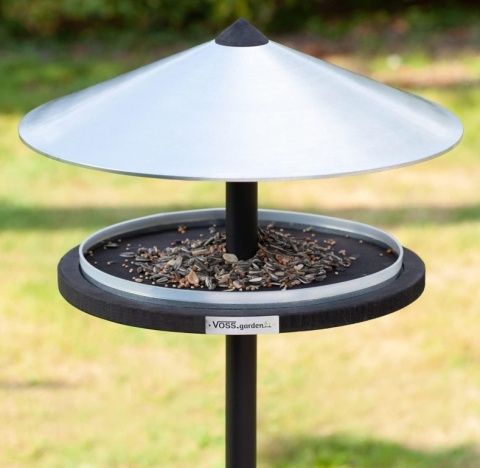 VOSS.garden Skagen – Stylowy Karmnik dla Ptaków, Dach Ocynkowany, Design Duński
