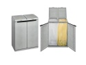 Terry Ecocab 2 - Szafka do Segregacji Odpadów - 2 x 110L - Szara