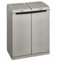 Terry Ecocab 2 - Szafka do Segregacji Odpadów - 2 x 110L - Szara