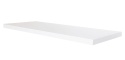 Henor Półka Ścienna z Ukrytym Wspornikiem - Biały Mat - 90 x 20 x 2,5 cm