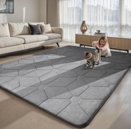 Dywan Puszysty Sour Lemon - Jasnoszary (RAL 7035) - 275 x 380 cm