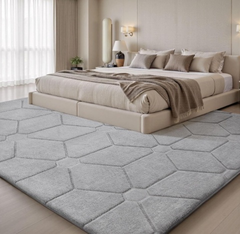 Dywan Puszysty Sour Lemon - Jasnoszary (RAL 7035) - 275 x 380 cm