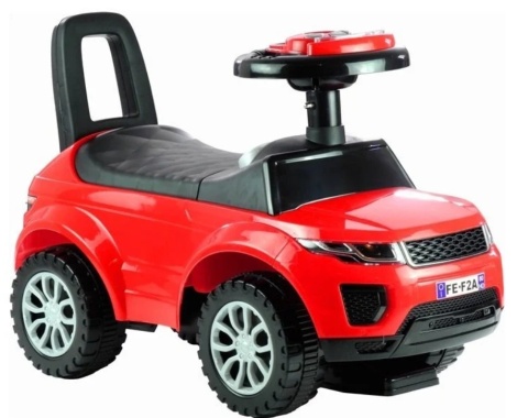 Dziecięcy Jeździk Samochód w Stylu Range Rover - Czerwony - Interaktywny