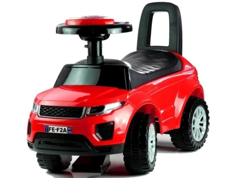 Dziecięcy Jeździk Samochód w Stylu Range Rover - Czerwony - Interaktywny