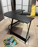 Biurko Komputerowe Narożne CubiCubi L-Shape - Czarne - 120 x 120 cm