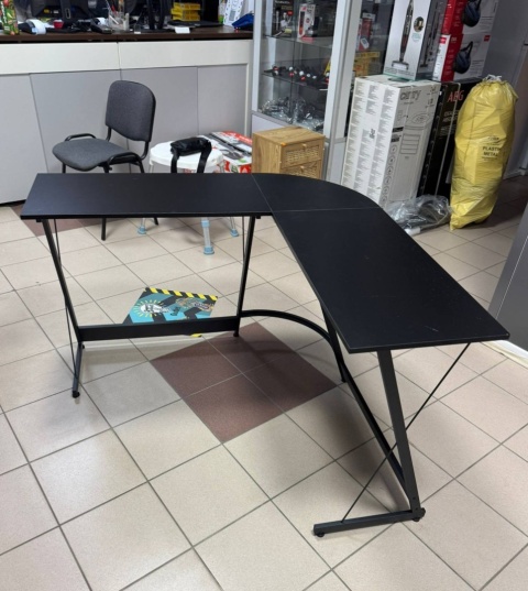 Biurko Komputerowe Narożne CubiCubi L-Shape - Czarne - 120 x 120 cm