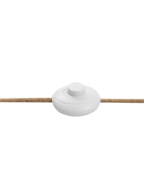 Beliani Lampa Podłogowa KRIOS Jasnobrązowa Metalowa z Abażurem 159 cm