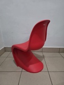 Designerskie Krzesło Dziecięce Beliani JUNIOR S-CHAIR - Czerwone - Tworzywo ABS