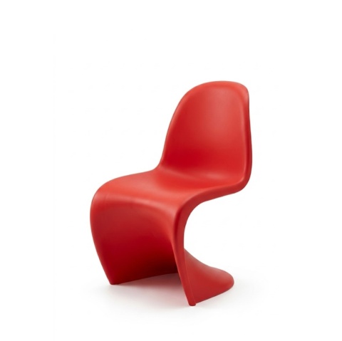 Designerskie Krzesło Dziecięce Beliani JUNIOR S-CHAIR - Czerwone - Tworzywo ABS