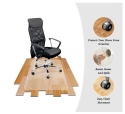 ELZEM Przezroczysta Mata Ochronna Podłogowa Pod Fotel - Grubość 1.5 mm - 120 x 150 cm